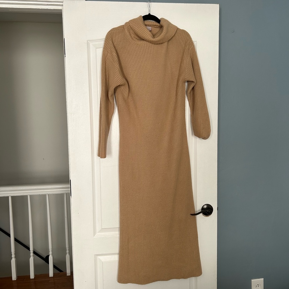 Charles Henry Turtle Neck Sweater Dress